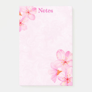 Cherry Blossom Pretty Pink Custom Post-it Notes