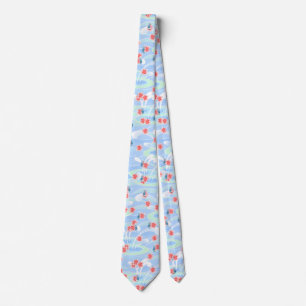 Cherry Blossom Rainstorm Neck Tie