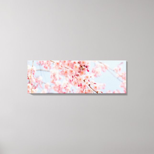 Cherry Blossom Rose Blue  Gallery Wrap Canvas Print (Front)