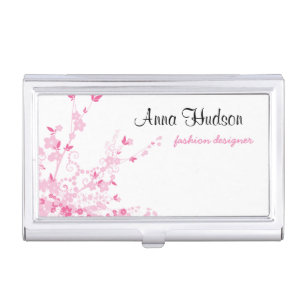 Cherry Blossom, Sakura, Floristry, Flower Shop Case For Business Cards