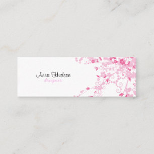 Cherry Blossom, Sakura, Floristry, Flower Shop Mini Business Card