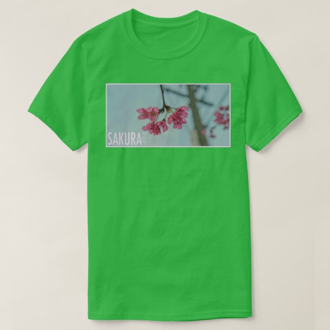 Cherry Blossom Sakura Graphic T-Shirt (Design Front)