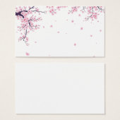 Cherry Blossom Sakura Japanese Art Tote  (Front & Back)