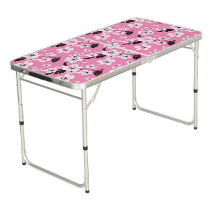 CHERRY BLOSSOM - SAKURA (LITE PINK) BEER PONG TABLE