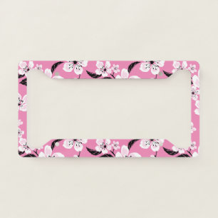 CHERRY BLOSSOM - SAKURA (LITE PINK) LICENSE PLATE FRAME