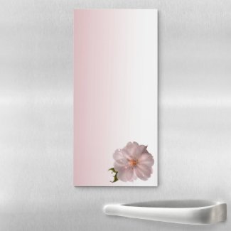 Cherry Blossom Sakura  Magnetic Fridge Notepad