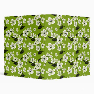 CHERRY BLOSSOM - SAKURA (MATCHA GREEN) 3 RING BINDER