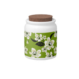 CHERRY BLOSSOM - SAKURA (MATCHA GREEN) CANDY JAR