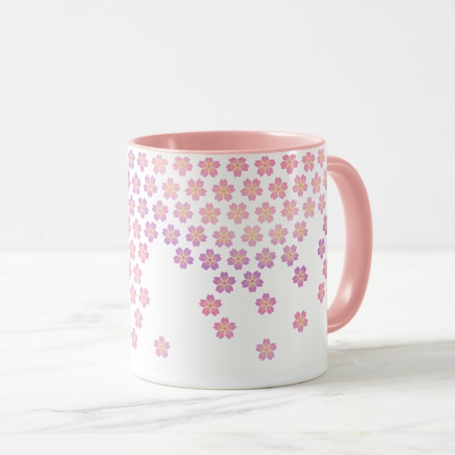 Cherry Blossom "SAKURA" Mug (Front Right)