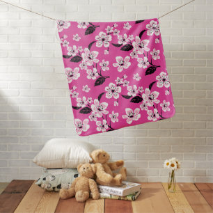 CHERRY BLOSSOM - SAKURA (PINK) BABY BLANKET