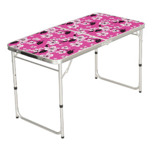 CHERRY BLOSSOM - SAKURA (PINK) BEER PONG TABLE