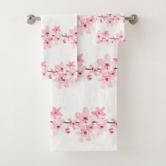 Cherry blossom Sakura Pink Floral Japanese Asia Ba