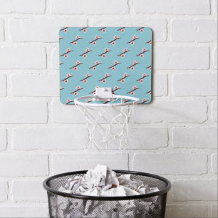 Cherry Blossom, Sakura, Pink Floral Pattern Mini Basketball Hoop