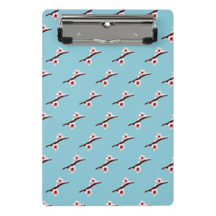 Cherry Blossom, Sakura, Pink Floral Pattern Mini Clipboard