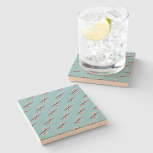 Cherry Blossom, Sakura, Pink Floral Pattern Stone Coaster