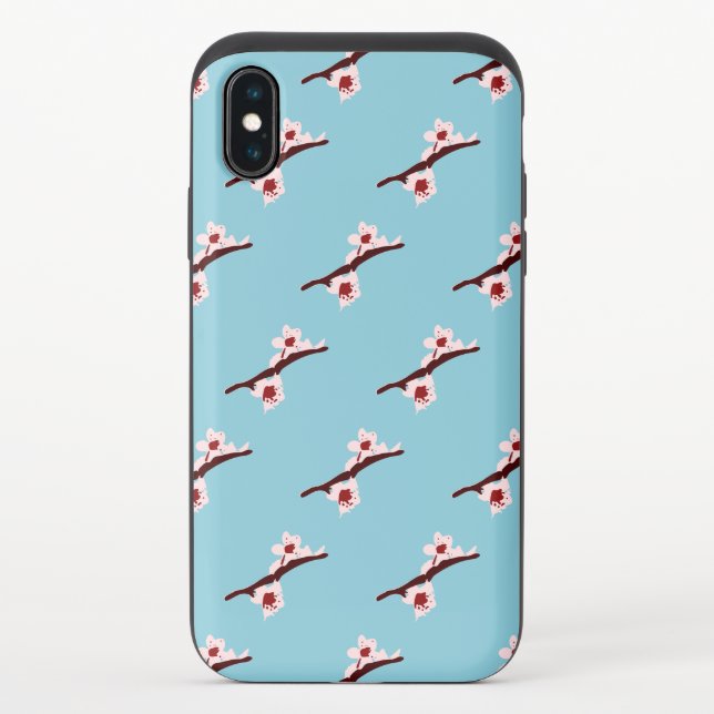 Cherry Blossom, Sakura, Pink Floral Pattern Uncommon iPhone Case (Back)