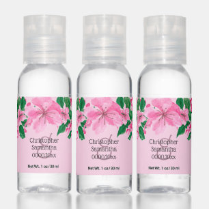 Cherry blossom sakura pink floral summer spring hand sanitizer