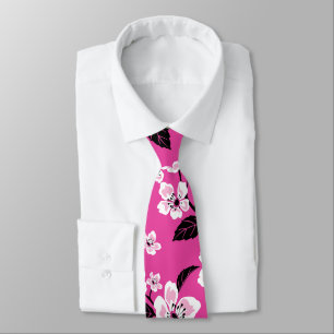 CHERRY BLOSSOM - SAKURA (PINK) NECK TIE
