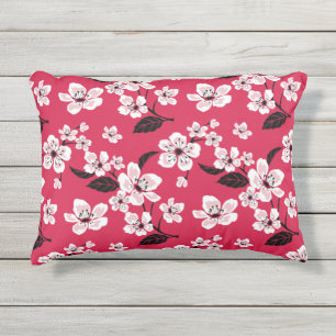 CHERRY BLOSSOM - SAKURA (RED) Accent Pillow