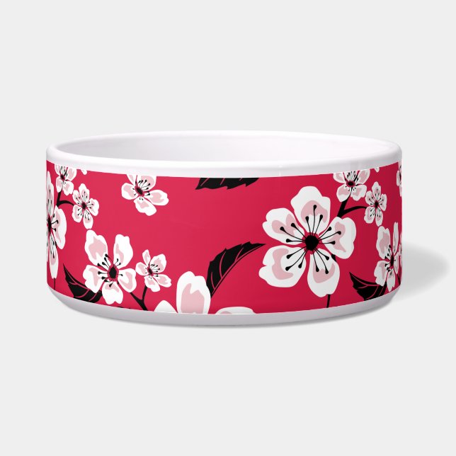 CHERRY BLOSSOM - SAKURA (RED) BOWL (Front)