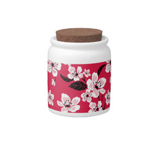 CHERRY BLOSSOM - SAKURA (RED) CANDY JAR