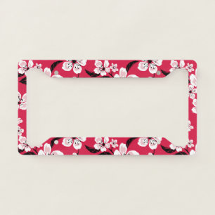 CHERRY BLOSSOM - SAKURA (RED) LICENSE PLATE FRAME