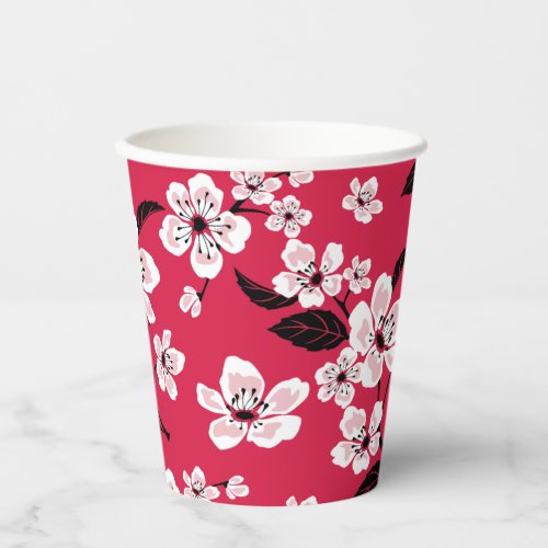 CHERRY BLOSSOM _ SAKURA RED PAPER CUPS