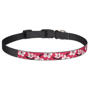 CHERRY BLOSSOM - SAKURA (RED) PET COLLAR