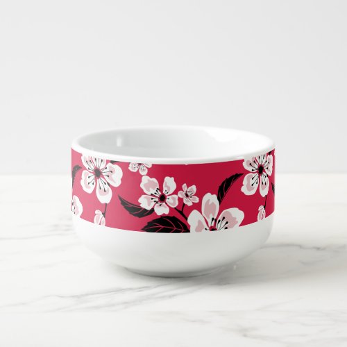 CHERRY BLOSSOM _ SAKURA RED SOUP MUG