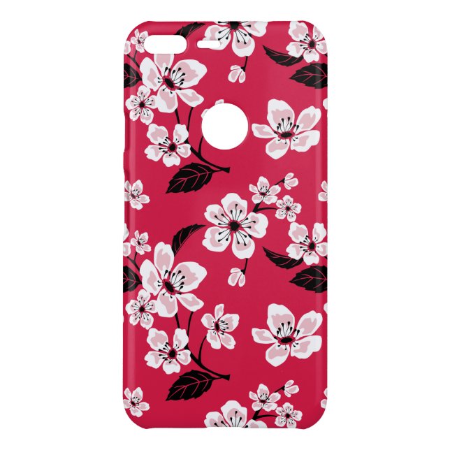 CHERRY BLOSSOM - SAKURA (RED) UNCOMMON GOOGLE PIXEL XL CASE (Back)