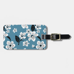 CHERRY BLOSSOM - SAKURA (SMOKY BLUE) LUGGAGE TAG