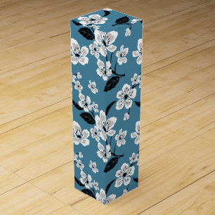CHERRY BLOSSOM - SAKURA (SMOKY BLUE) WINE BOX