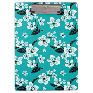 CHERRY BLOSSOM - SAKURA (TEAL) CLIPBOARD