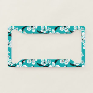 CHERRY BLOSSOM - SAKURA (TEAL) LICENSE PLATE FRAME
