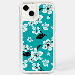 CHERRY BLOSSOM - SAKURA (TEAL) SPECK iPhone 14 PLUS CASE