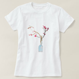 Cherry Blossom sakura watercolor art T-Shirt