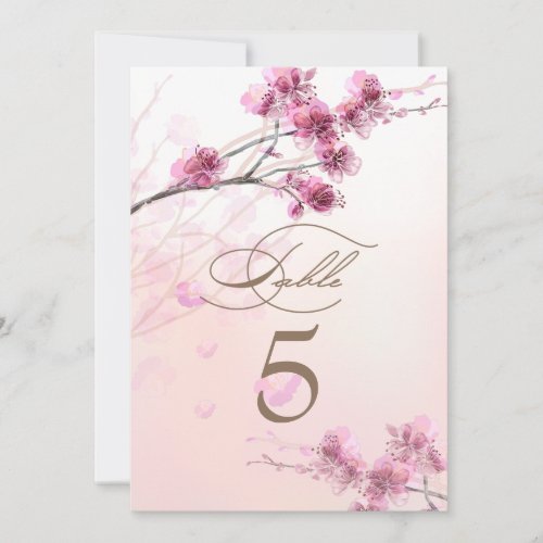 Cherry BlossomSakura Wedding Table Cards