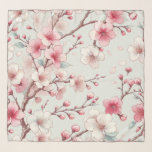 Cherry Blossom Scarf<br><div class="desc">Embrace the beauty of spring with this elegant cherry blossom pattern. Featuring delicate Sakura flowers in pink hues,  this design captures the essence of blooming blossoms and seasonal renewal. Perfect for adding a touch of nature-inspired charm to any occasion.</div>