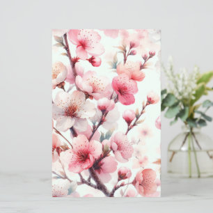 Cherry Blossom Scrapbook Paper