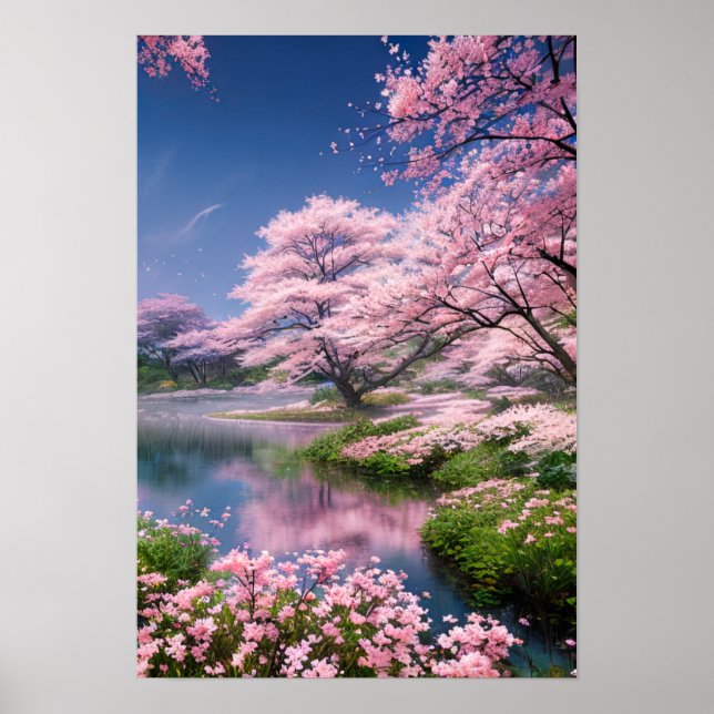 Cherry Blossom Serenade Poster (Front)
