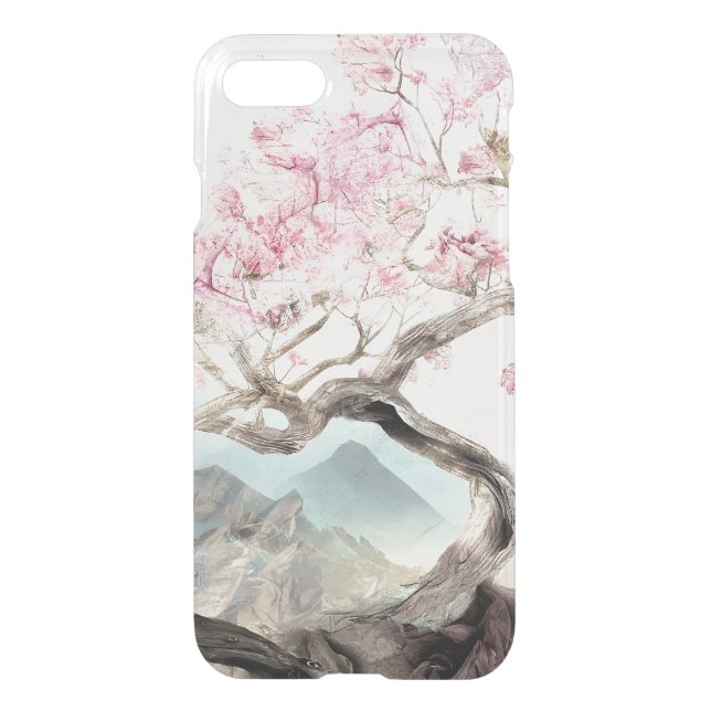 Cherry Blossom Serenade Uncommon iPhone Case (Back)