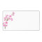 Cherry Blossom shipping address label