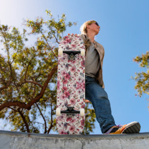 Cherry Blossom Skateboard