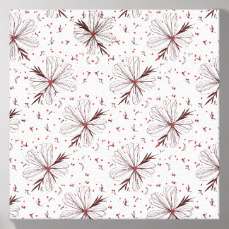 Cherry Blossom Sketch Photo Tile