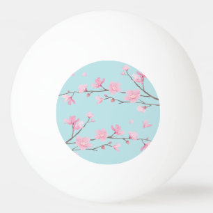 Cherry Blossom - Sky Blue Ping-Pong Ball
