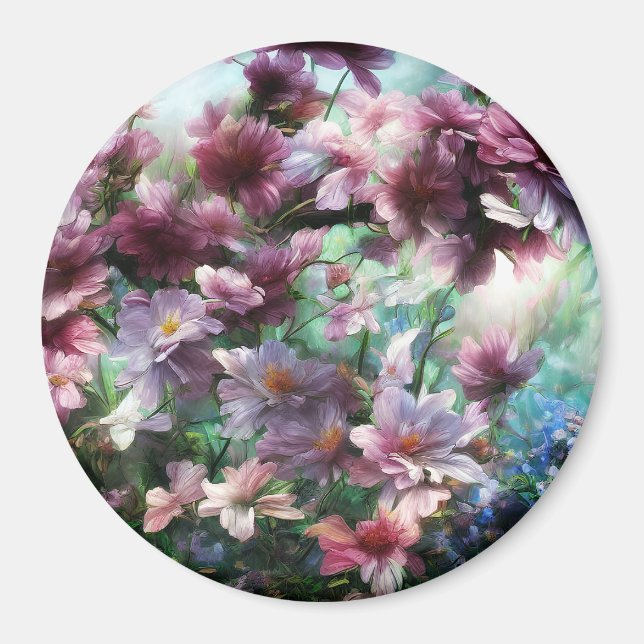 Cherry Blossom Splash Magnet (Front)