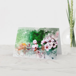 Cherry Blossom Splendor Note Card