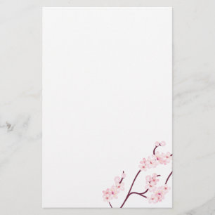 Cherry Blossom Stationary Stationery