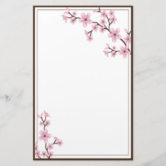 Cherry Blossom stationery