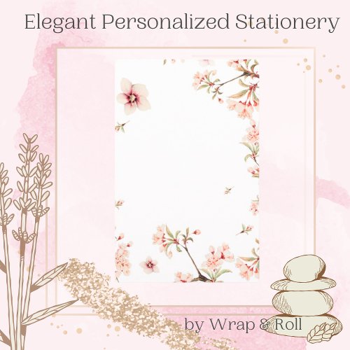 Cherry Blossom Stationery